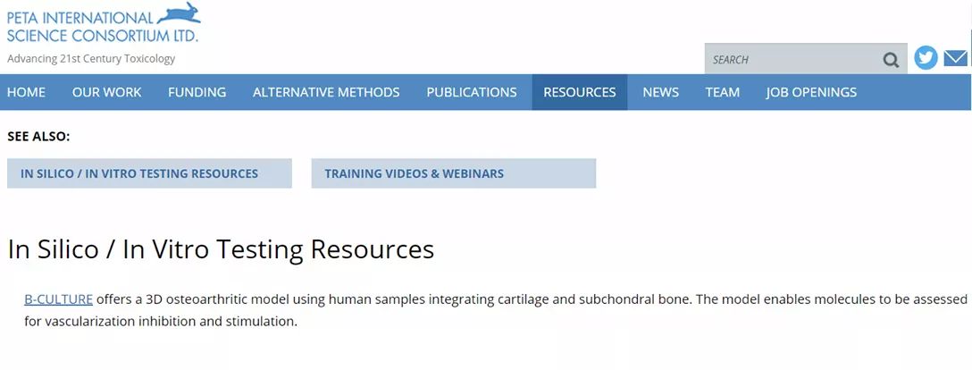 b_culture_'s tweet photo. @b_culture_ is now on the @peta (People for the Ethical Treatment of Animals) International Science Consortium Ltd. resources webpage [https://t.co/tT107Sf0st] #peta #alternativestoanimalexperimentation #bculture #startup #invitro #humanmodels #osteoarthritis #ethics https://t.co/nkxXWUvdPc