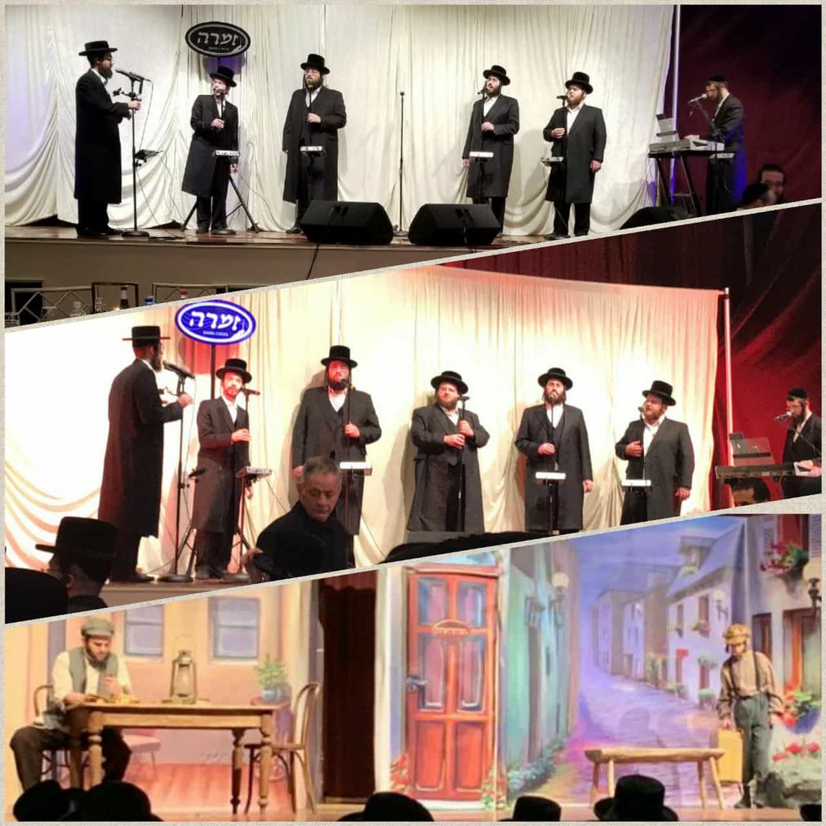 A beautiful dinner last night for the #AhavasChesed organization.
<a href="/ybzweberman/">y.b.z.w</a> as Lead.
#YYBlumingProduction on Keys.
#VelviFeldman as the Chairman.
Presentation by <a href="/MKStudios/">Moshy Kraus</a> production.
Sound by #SrulyKlein.
