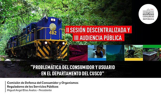 Comisión de Defensa del Consumidor del #Congreso evaluará problemática del servicio #ferroviario en #Cusco

bit.ly/2S36pON