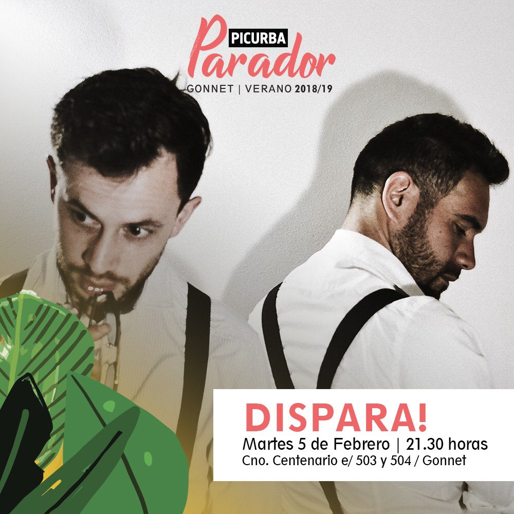 📢🎵 MÚSICA EN ViVO en #PicurbaParador 🎵📢

👉🏻 Hoy 🎙 @pasillodesuenos, a partir de las 21.30 hs 🎙😃🏖 🍹🍔🍻🍕🍦

Todos los días desde las 18 en Camino Centenario entre 503 y 504.

La entrada es una consumición obligatoria de 100 pesos #Picurba #Picnic