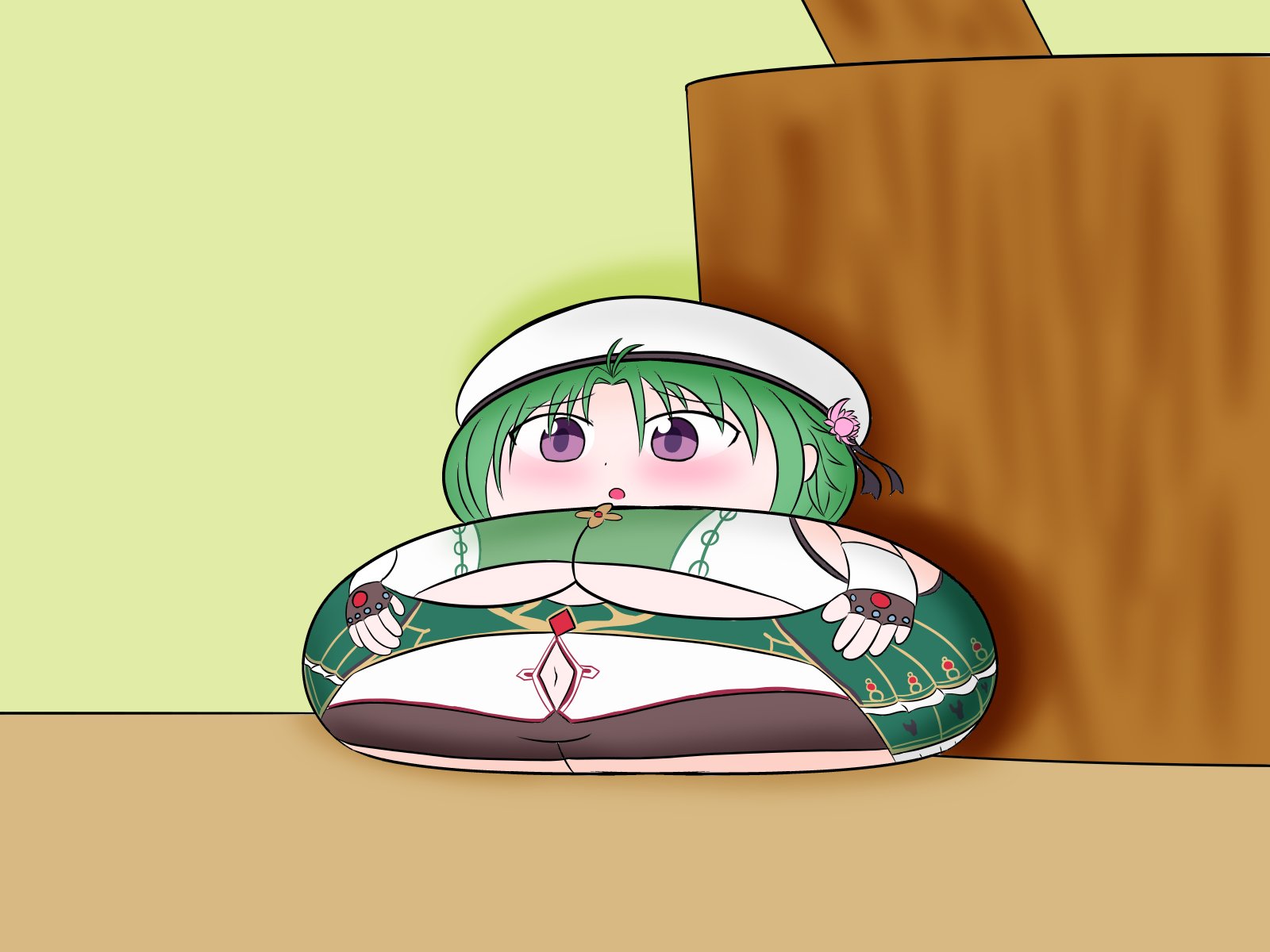 ローブ アニメでまさかのお餅化があったのを見てこれは描くしかねぇと思いサボテンちゃんを突いてしまいました やっぱり昔のアニメには形状変化ネタあるんやなぁって これはぜひ増やしたいもんですな T Co Hykzat0jh4 Twitter