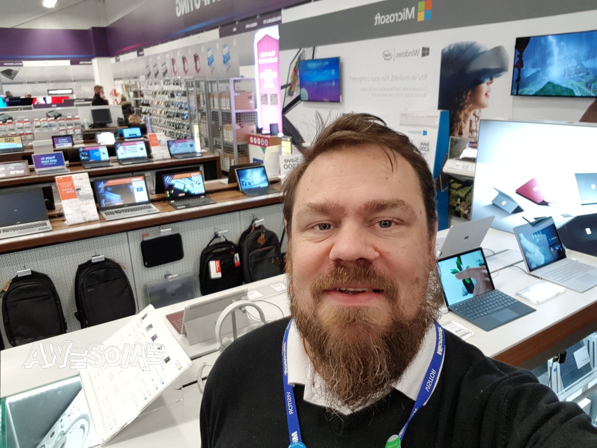PhilWeeks11's tweet photo. @Surface_UK Here we go, ready to spread the word https://t.co/enFvEQv5du