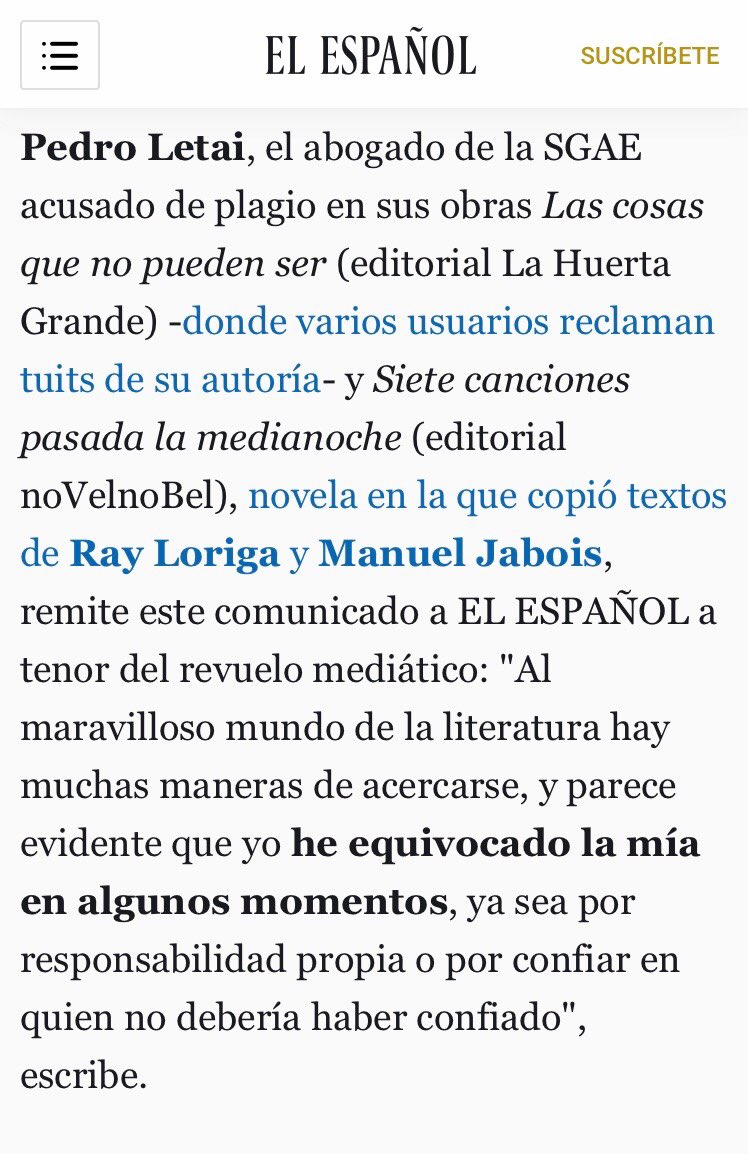 aprioriSi's tweet photo. Con #Letai le sugiero a la RAE crear un nuevo verbo porque "plagiar" se queda muy corto. https://t.co/X7Tf7o5ZUZ