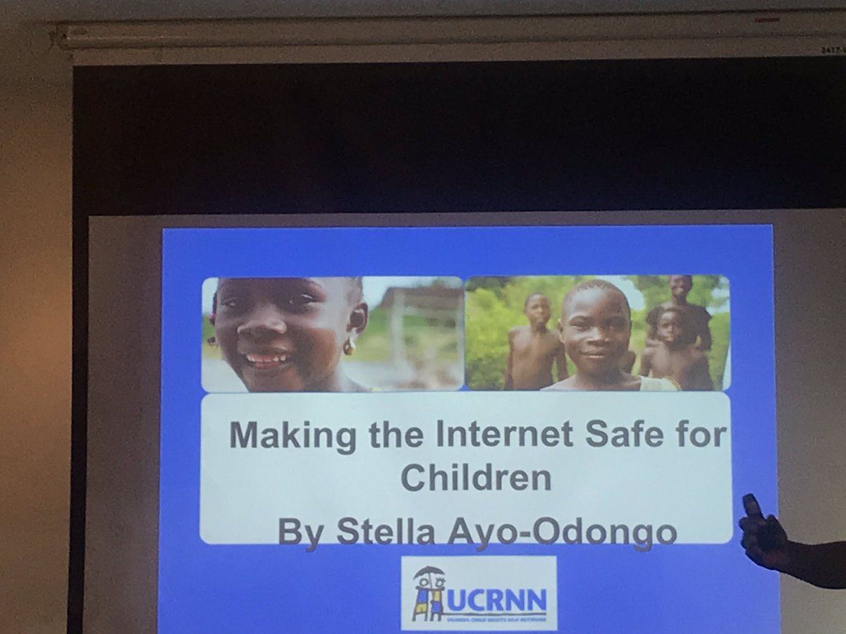 Stella Ayo-Odong presenting a project from Uganda Child Rights NGO Network about Internet safety for children. @UCC_Official @NITAUganda1 @MoICT_Ug #SaferInternetDay2019 #SaferInternetDayUG