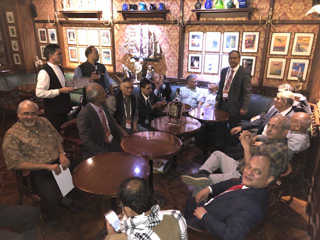 Celebration at hotel Mayfair Bhubaneswar for being elected as president USI