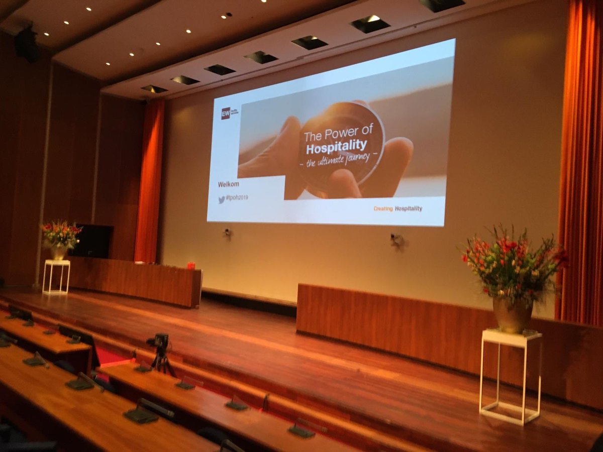 De eerste gasten druppelen binnen. We hebben er zin in! Hopelijk kunnen we ze inspireren en vol nieuwe ideeën tav #Hospitality #Customerexperience #Gebouwinrichting naar huis sturen! #tpoh2019