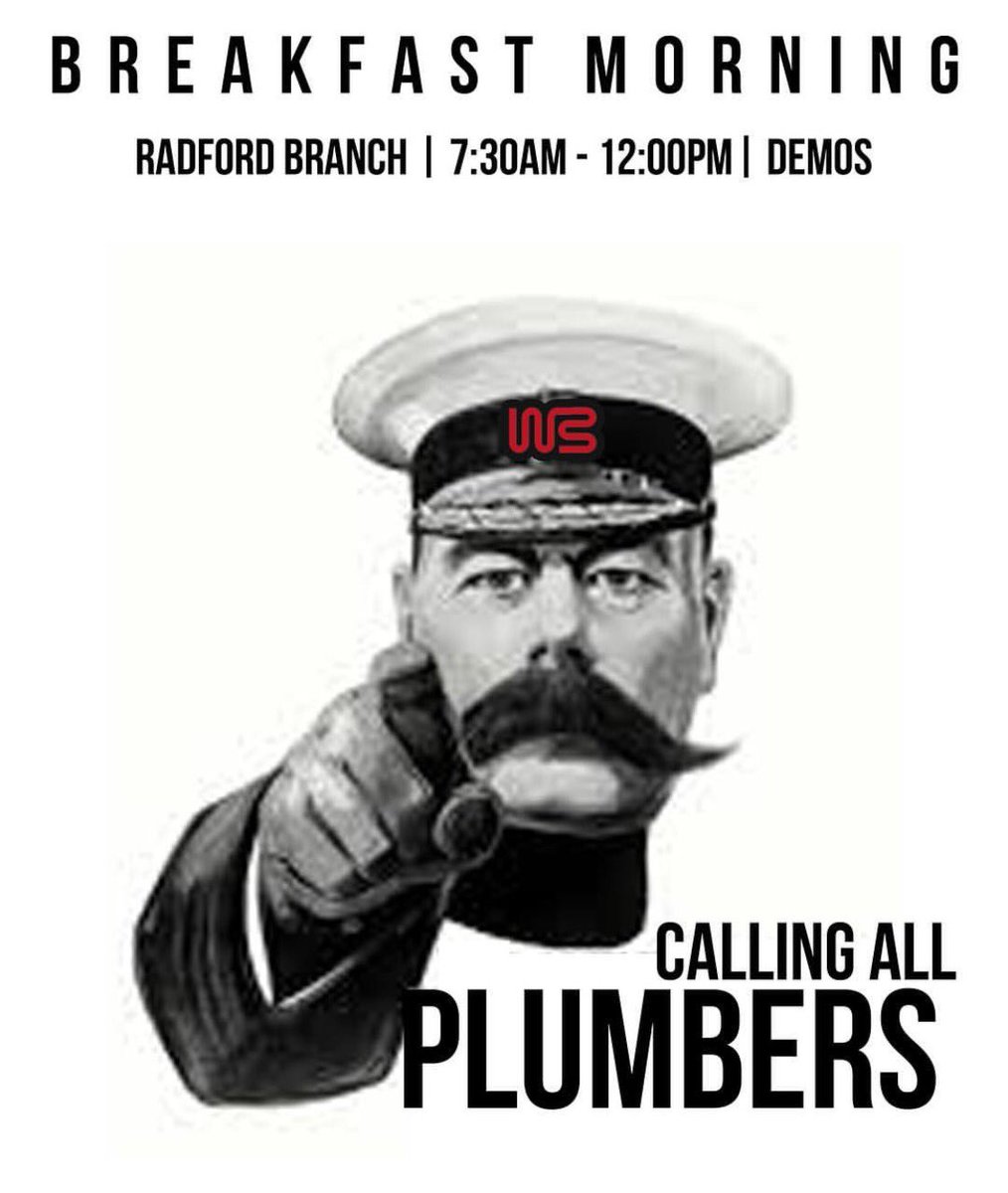 Calling all #Nottingham #Plumbers - join us for a trade morning tomorrow when our friends from <a href="/SiampUK/">Siamp UK Ltd</a> and <a href="/Daikinuk/">Daikin UK</a> will be with us #NG7