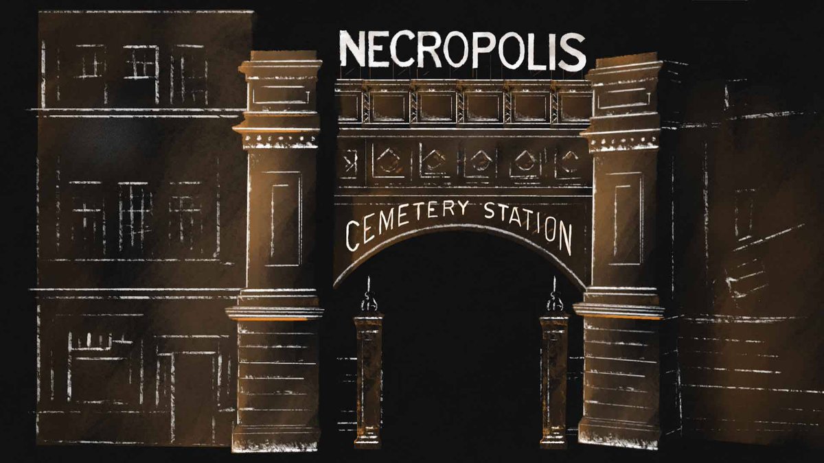 InfrequentlyQ's tweet image. The London Necropolis Railway ran from 1854-1941 carrying coffins from London to Brookwood Cemetery in Surrey. youtu.be/noJ0xRNgosc
