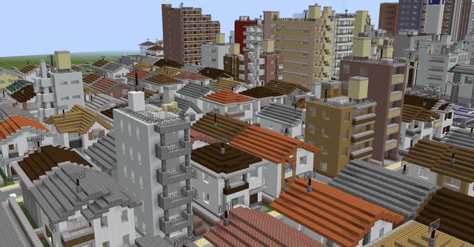 Minecraft都市開発のtwitterイラスト検索結果