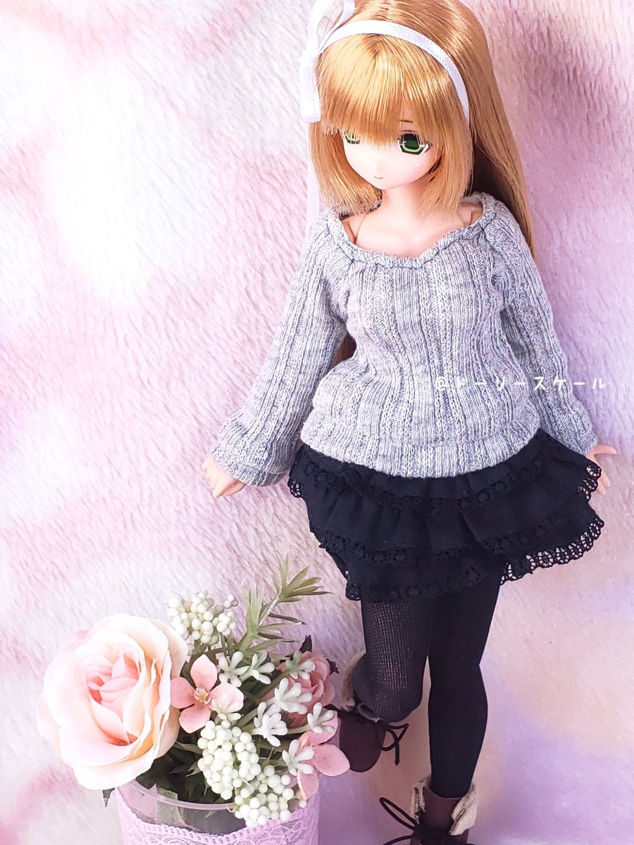 ドーリースケール Next Entangle 25cm用広開きvネックカットソー やっと出来ました いい感じに調整出来てひと安心ですe Ll胸の服がやっと増えました 型紙リリースは予定しておりませんが ご希望であればお申し付け下さいね うちのこ