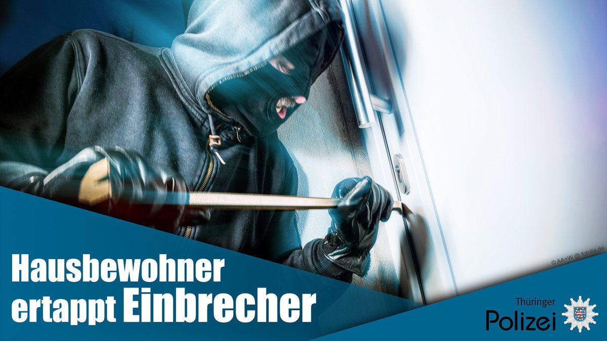 Am hellichten Tag! Verdächtige #Geräusche machten einen Hausbewohner auf den #Einbrecher aufmerksam, der gerade die Terassentür mit einem #Brecheisen aufhebelte.

▶️ t1p.de/tt1i
▶️ #Hinweise an ☎️ 03695 - 5510

#Stadtlegsfeld #Zeugengesucht #Einbruch