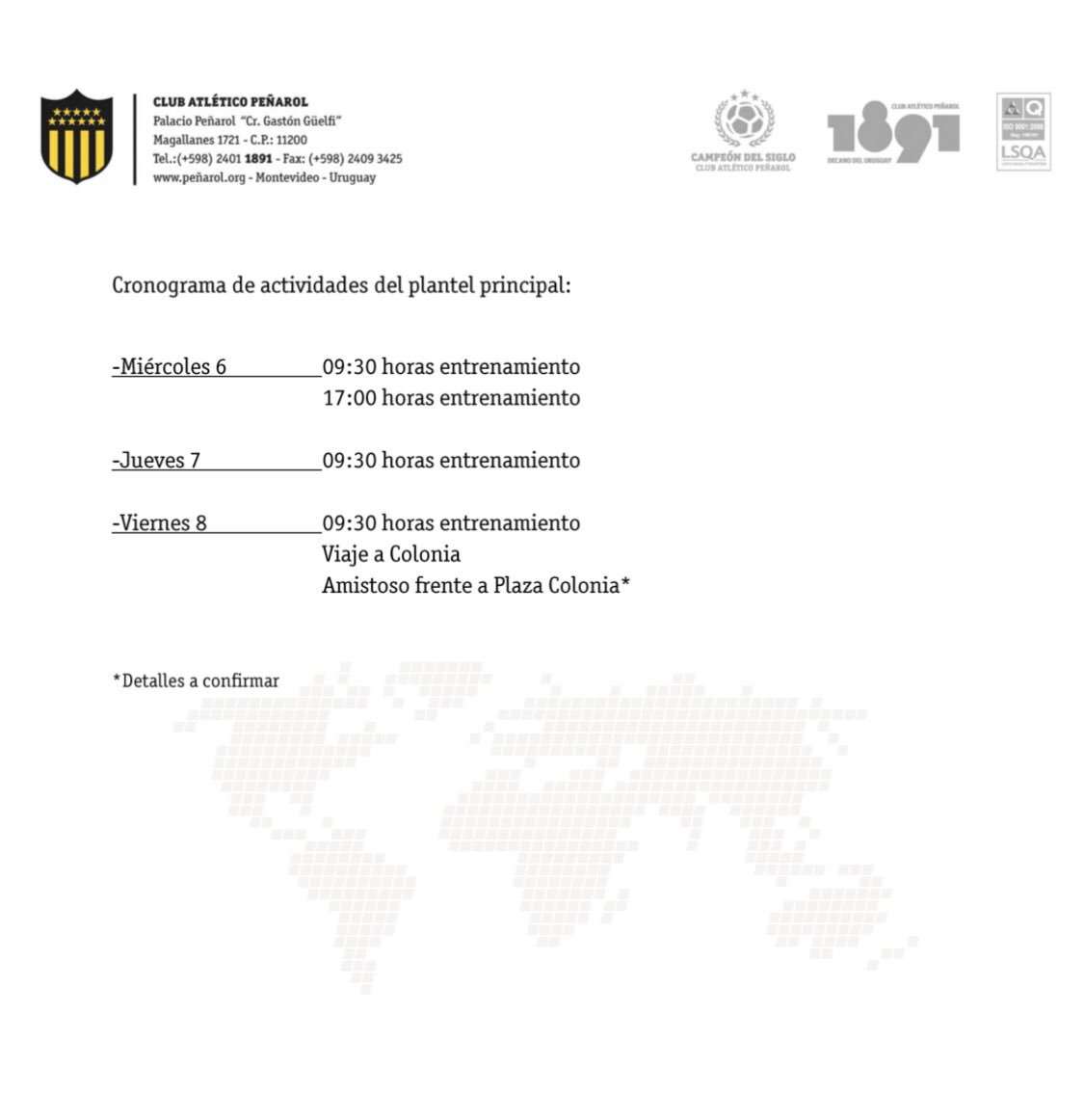 Cronograma de actividades