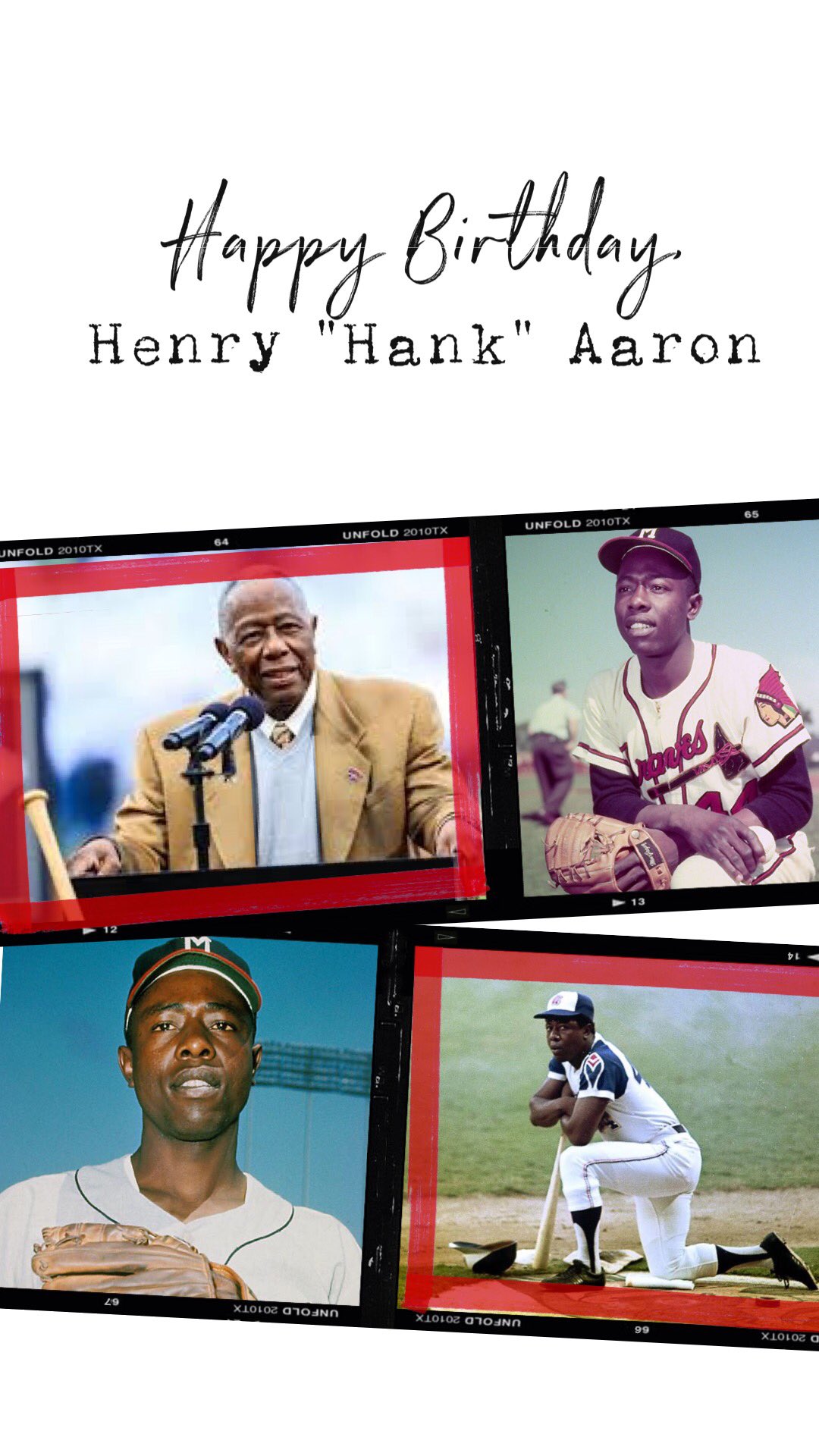 Happy Birthday, Henry Hank Aaron!  