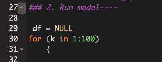 JezRoff's tweet photo. #tidycode! add ---- to the end of a line in #rstudio to create an index and collapse lines. This is the single most useful i've ever learned in R! Thank you @TaniaKenyon!!! #rstats https://t.co/cZSjJu8qqu
