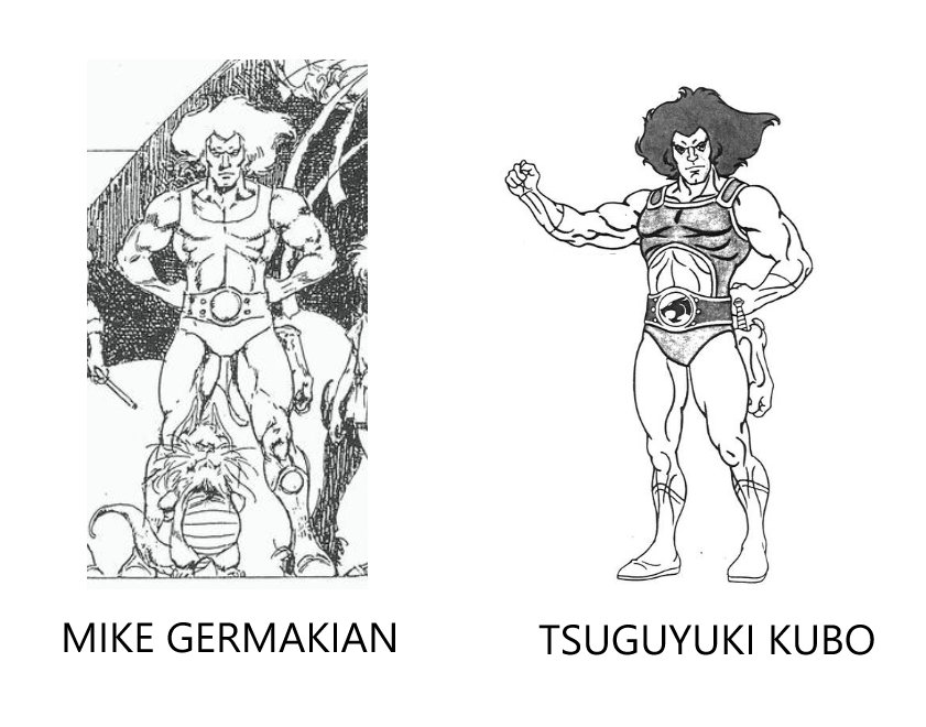 @anewskhd did some digging, these are the lead character designers:
The Hobbit - Lester Abrams (inspired by Arthur Rackham)
Thundercats, Silverhawks, Tigersharks - Mike Germakian (+ did the logo & emblem)

all the designs for the above were then adapted for animation by Tsuguyuki Kubo 