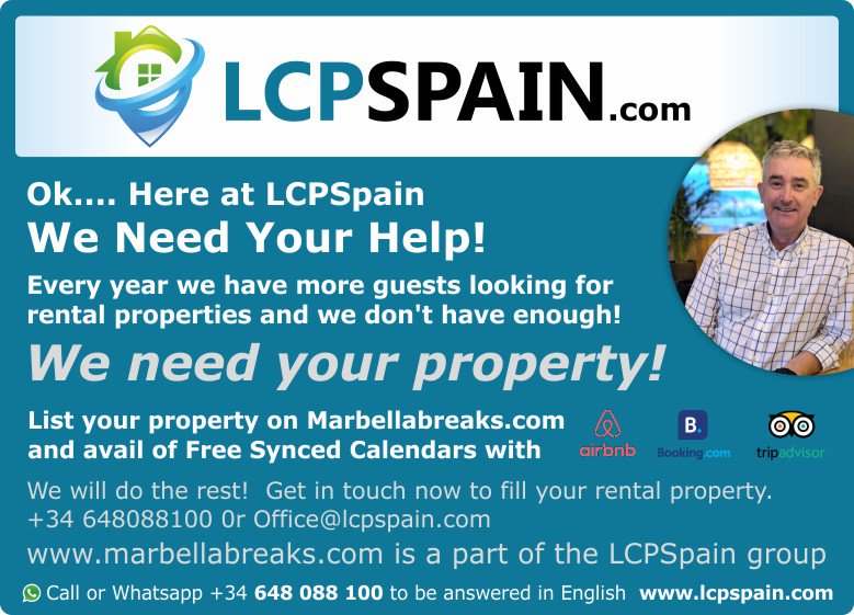 KeyMediaNetWork's tweet image. LCP Spain is a trusted real estate agent &amp;amp; property management company on the Costa Del Sol, give yourself peace of mind and contact them today.  #Marbella #CostaDelSol #Fuengirola #PuertoBanus
facebook.com/lcpspain/