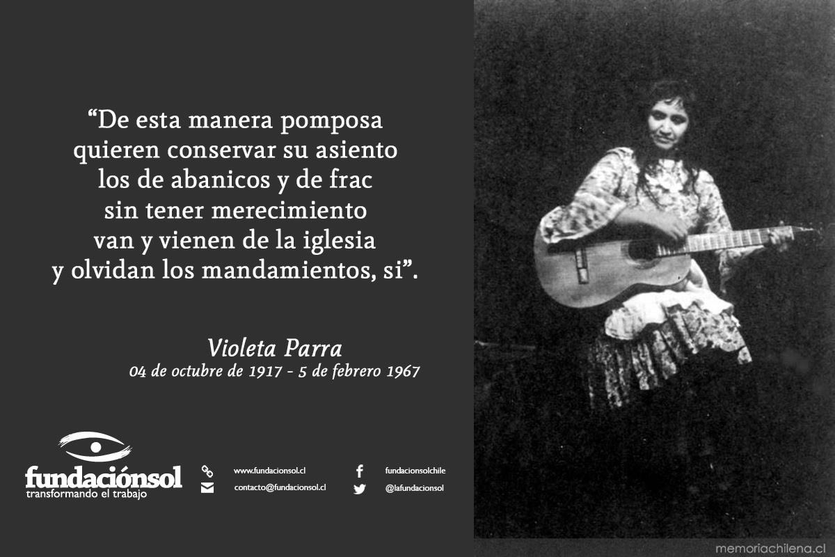 Un día como hoy muere Violeta Parra, le recordamos con este fragmento de “La Carta”.