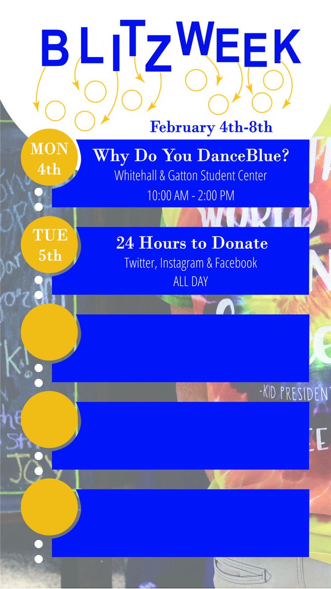 UK_DanceBlue's tweet photo. During these last #24HoursToDonate online, we have a goal to raise $50,000 BEFORE 11:59 pm TONIGHT! Think we can do it? RT to spread the word, then head over to our Instagram for our merchandise giveaway instructions! #FTK #BlitzWeek2019 https://t.co/H1hXly0SZ2