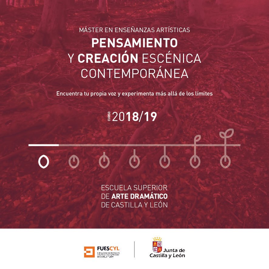 #MedinadeRioseco inicia el Máster en Pensamiento y Creación Escénica 😄🎉