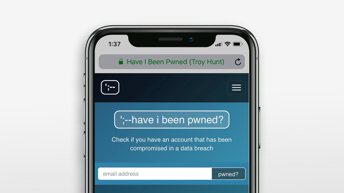 CyberProtectUK's tweet image. Spend a few minutes this #SaferInternetDay19 to check your online accounts haven’t been compromised. haveibeenpwned.com