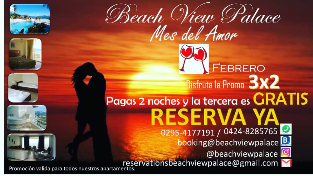 Beachviewpalc's tweet photo. En el mes del amor el @Beachviewpalc es tu complice. Y te regala una noche.02959350246 https://t.co/YGKLb5Rk6Y