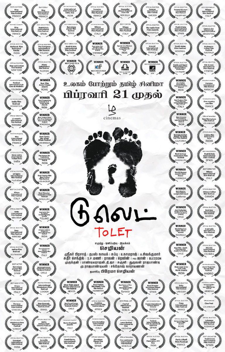 beemji's tweet photo. 32 Awards, 84 nominations, countless festivals... Congratulations on this big achievement team @toletthefilm and the trailer looks lovely. @Rchezhi @sreekar_prasad sir waiting to watch the film. https://t.co/NplqUtZMMd https://t.co/cXyp8bQf9f
