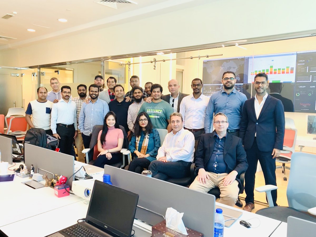 DTS_Solution's tweet photo. New Year New Start. We started Y2019 just like it Y2018 never ended. We had a wonderful time at our company's annual kickoff 🚀meeting yesterday. We celebrated another successful year and talked about the exciting things in store for us in 2019! #TeamDTS #CyberSecurity #Dubai https://t.co/rcw9TN1XXX