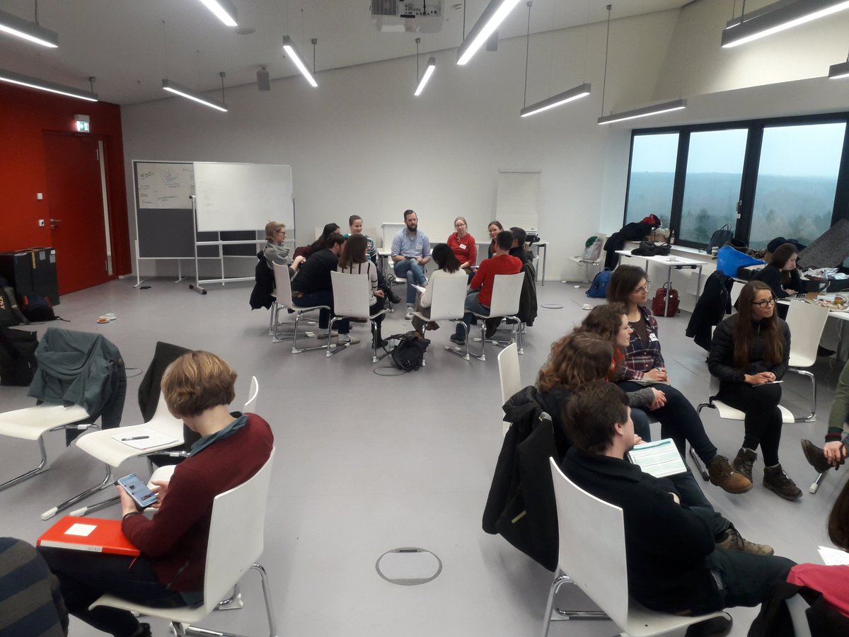 jess_cockburn's tweet photo. Thinking #relationally in a thinking council with #transdisciplinary #ECRchat #Leverage2019 #TDECR - making new connections! @MySellberg @d_peukert @DPMLam @theMegnetic https://t.co/SRQKGmnMEz