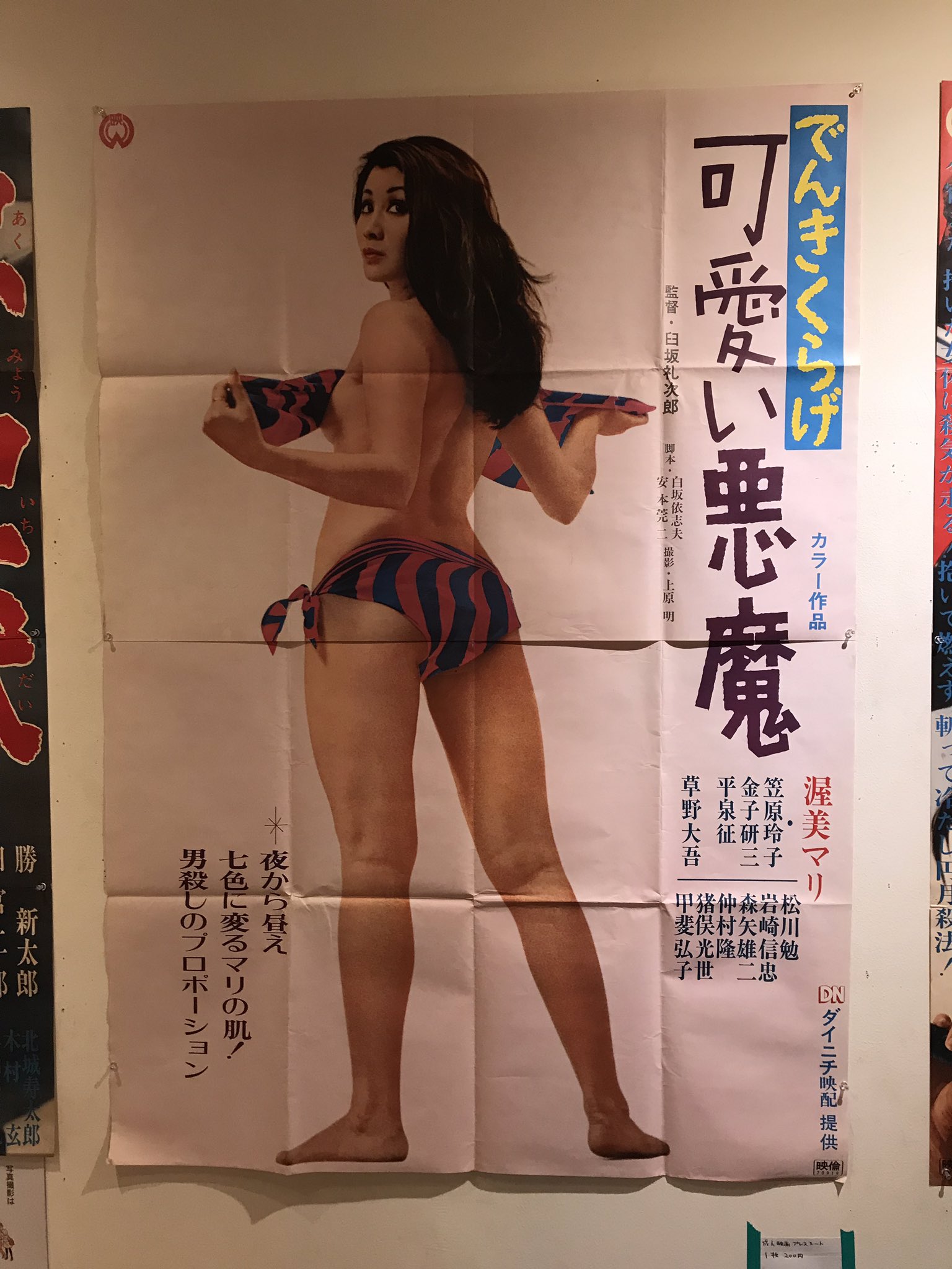有楽映画劇場ファン倶楽部 仮 でんきくらげ可愛い悪魔 B倍ポスター 有楽映画劇場秘蔵ポスター展 福岡市中央区大名スタンドバーbem 渥美マリ 有楽映画劇場ファン倶楽部 仮 でんきくらげ可愛い悪魔 B倍ポスター 有楽映画劇場秘蔵ポスター展 福岡市中央区大名スタンドバーbem 渥美マリ
