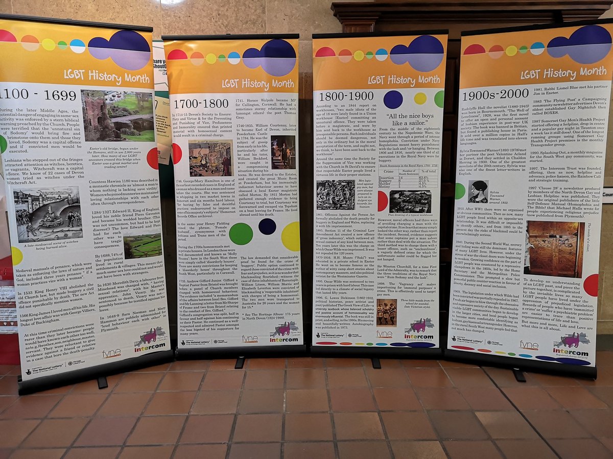 dccequality's tweet photo. Celebrating LGBT History Month at @DevonCC with a display at our HQ. Info about @DCCLGBT and LGBT staff pledge. Thanks to @IntercomTrust for the history display. https://t.co/0HtAAwqVQK