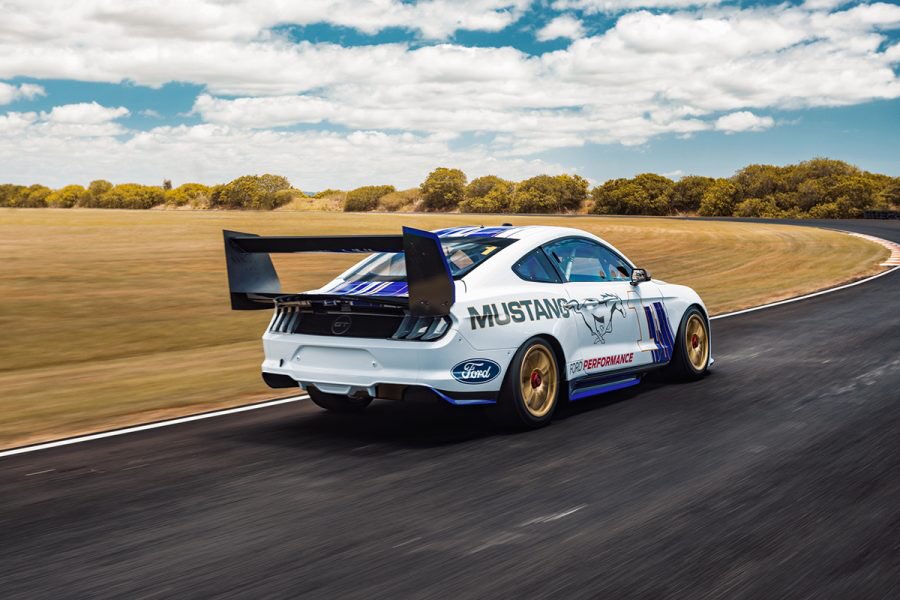 SebPriaulx's tweet photo. Hmmm, I wonder if @BritishGT will let us use this rear wing this season? 🤔😳 #Mustang #Seb11 https://t.co/sinS2Aeumc