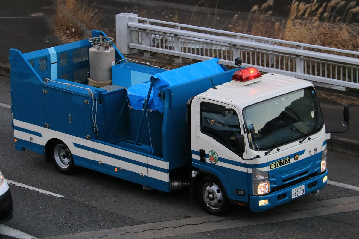 静岡県警察 機動隊 爆発物処理筒車 H26年度配備の爆発物処理車。