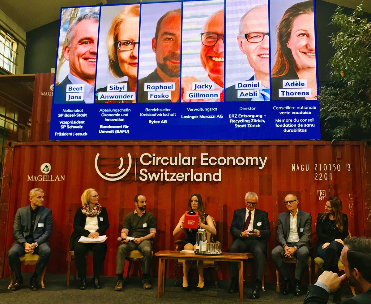 mountaintribe's tweet image. Podium: #TalkPolitics -&amp;gt; #actSmart. Happening now in #Basel around the topic of #CircularSwitzerland. Ideas anyone?