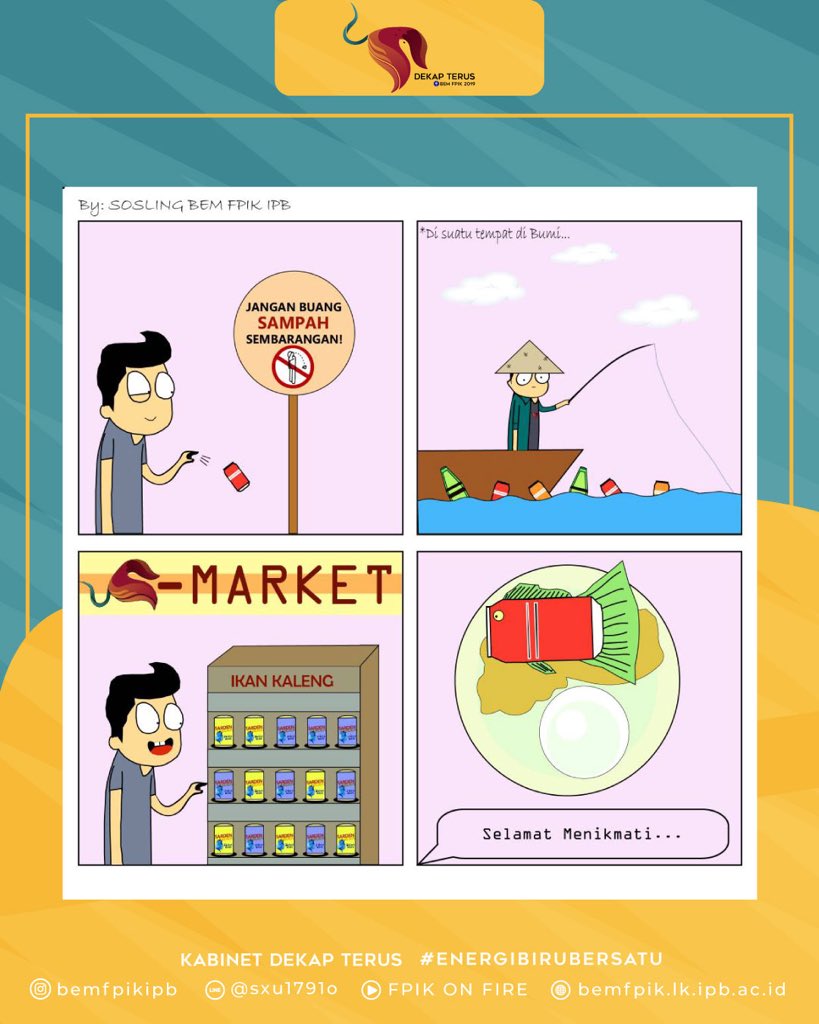 [ YUK MULAI KEBIASAAN BAIK ]

Bermula dari diri sendiri untuk membuang sampah pada tempat yang telah disediakan. Selalu ada kebaikan yang kembali padamu saat kamu berbuat baik kepada orang lain.