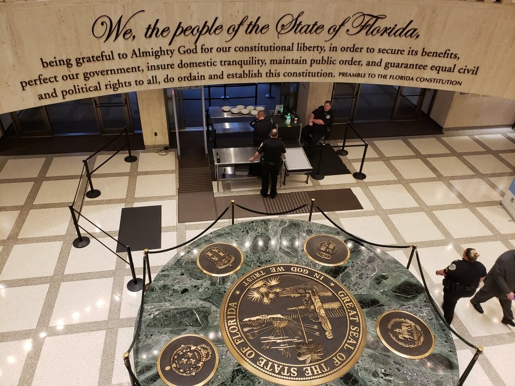 FSMTA's tweet photo. #FSMTA representing for Legislative Awareness Days (LAD) @ capitol rotunda in Tallahassee, FL. FSMTA has legal reps who work for You, the LMT professional!
#LADays
Joyce Prahasky FSMTA Executive President
Ian Mcintosh FSMTA Executive Legislative chair https://t.co/ostN0lgk1F
