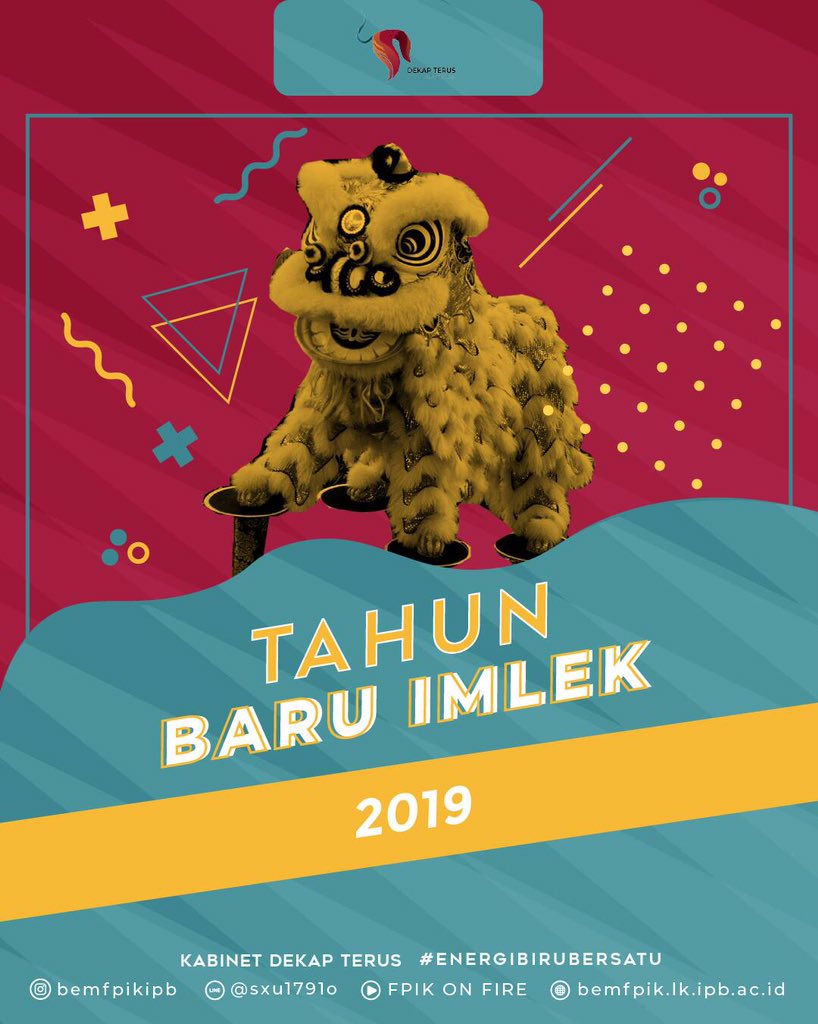 [TAHUN BARU IMLEK 2019]

Tahun Baru Imlek merupakan harapan bagi kaum Tionghoa agar selalu dikelilingi dengan keberuntungan dan dijauhkan dari segala marabahaya. 
Manfaatkan waktu yang baik ini untuk berkumpul bersama keluarga dan sanak saudara.