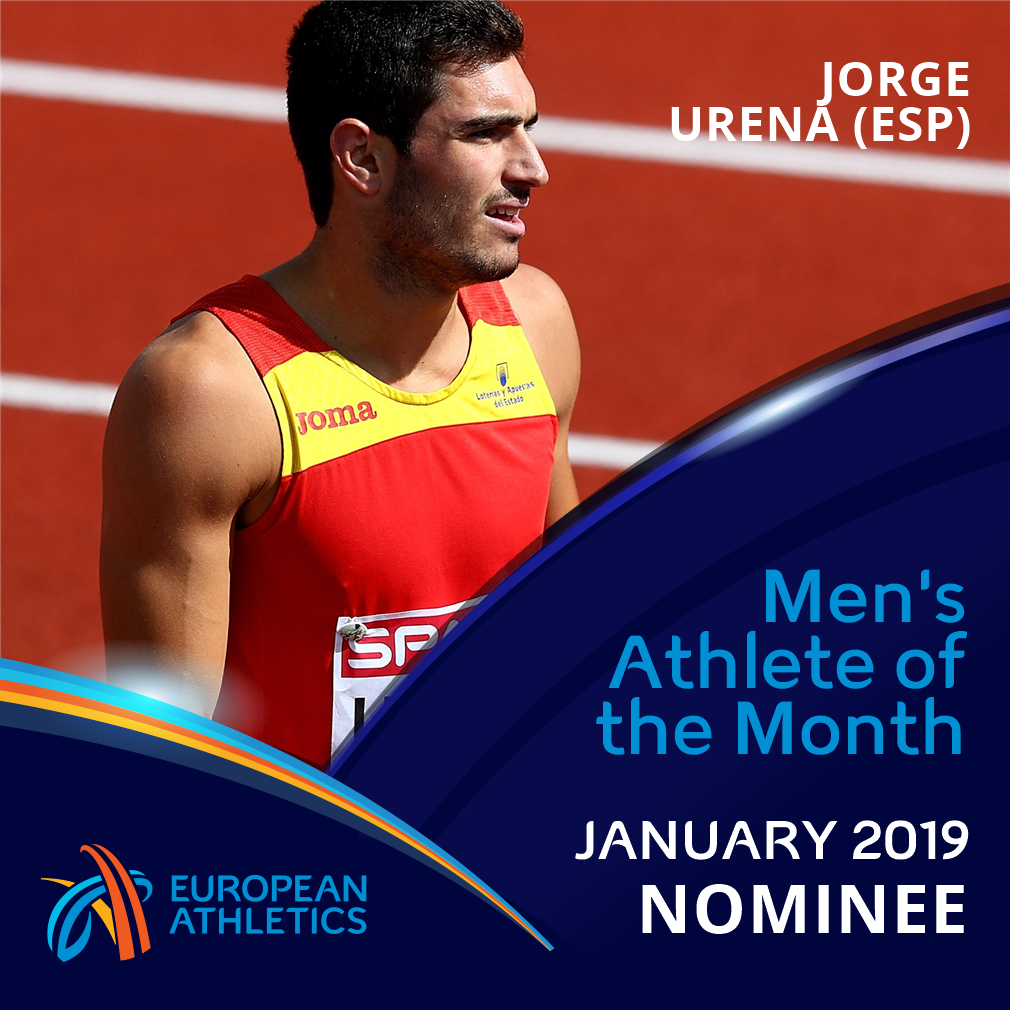 RT to vote for Jorge Urena as your men's Athlete of the Month!

Urena finished the month as the world leader in the heptathlon with a score of 6124 points for victory in Cardiff. 

Voting closes at 12:00pm CET on Friday 8 February.
#athleteofthemonth
