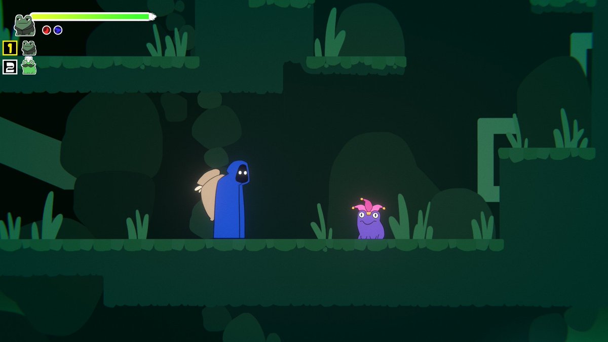 Frog Snatchers Demo: An adorable 2D action-platformer where you must rescue your stolen frogs. tootiredstudios.itch.io/frog-snatchers… by <a href="/TooTiredStudios/">Too Tired Studios</a>