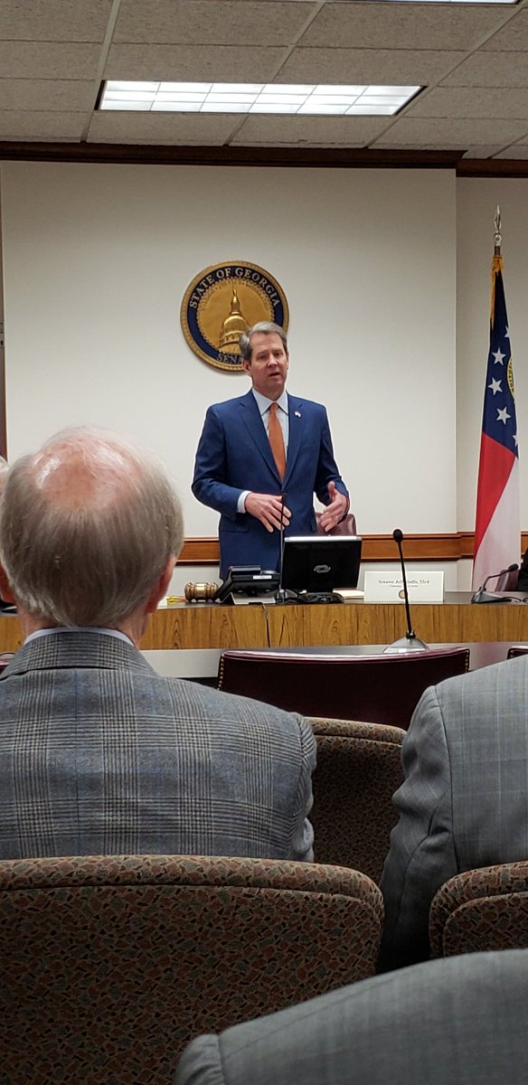 PGRelations's tweet photo. Governor Kemp decided to join us for Senate Rules! #gapol https://t.co/JwvCR7MlqS