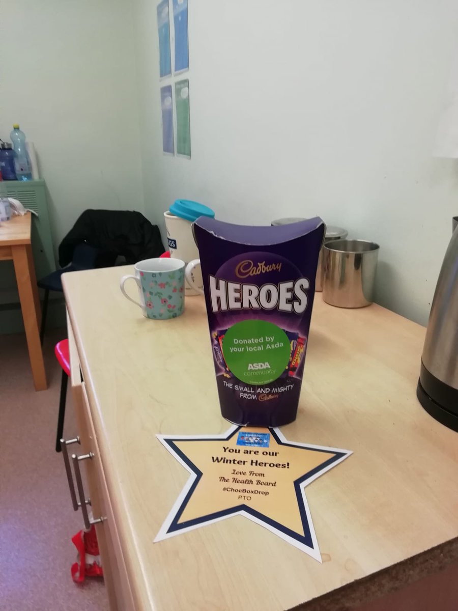 AneurinBevanUHB's tweet photo. #chocboxdrop #BeAWinterHero https://t.co/C5z0ItLvZO