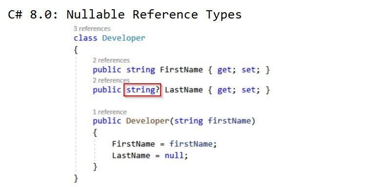codejourney_net's tweet image. If you're curious about new C# language features, come and read the new post: C# 8: Nullable Reference Types
#blogged #dotnet #csharp #programming codejourney.net/2019/02/csharp…