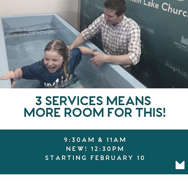 brian_haas's tweet photo. Three services start this Sunday at MLC Dawson! 9:30am, 11am and the new 12:30pm service! #makingmoreroom @mlcdawson #morelifechange https://t.co/G4M97Dt3Hw