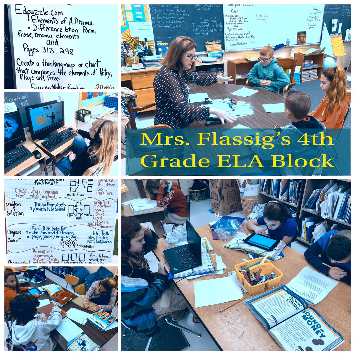 noelnehrig's tweet image. Mrs. Flassig’s class is going poetic with #vcsblendedlearning