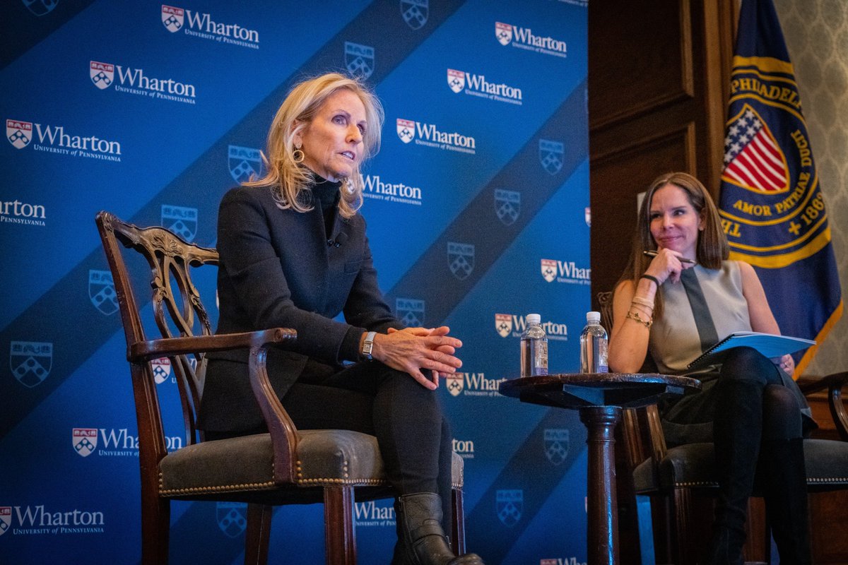 annielamont's tweet photo. I had a great time with @moiraforbes on the @whartonhcc stage last week. Insightful discussions on how we can drive change in the #healthcare industry & brilliant young talent in the room. Thanks for having me! #WHCBC19 https://t.co/bM9koXEPiX