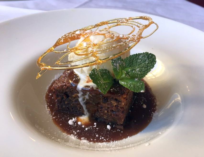 worsleyarms's tweet photo. Our take on a classic:
"Sticky toffee pudding, toffee sauce, vanilla ice cream." £6.50 😍😍😍
#Hovingham #Restaurant #Dessert #2Rosettes https://t.co/2OrD8TNRfV