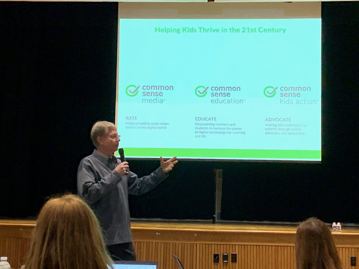 acolliso's tweet photo. So happy to have Steve from ⁦@CommonSense⁩ here in Webster to share valuable information about digital citizenship! ⁦You can catch him again tonight for a parent presentation. @WCSDProud⁩ https://t.co/90bmfNnvJK