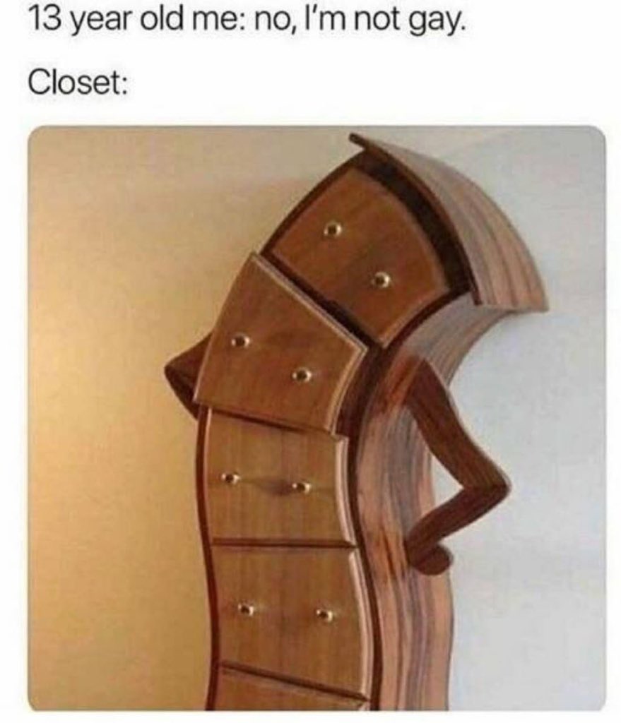 AppFab2's tweet image. Funny but true #AppFab #lgbti  #gay #outthecloset #funnymeme