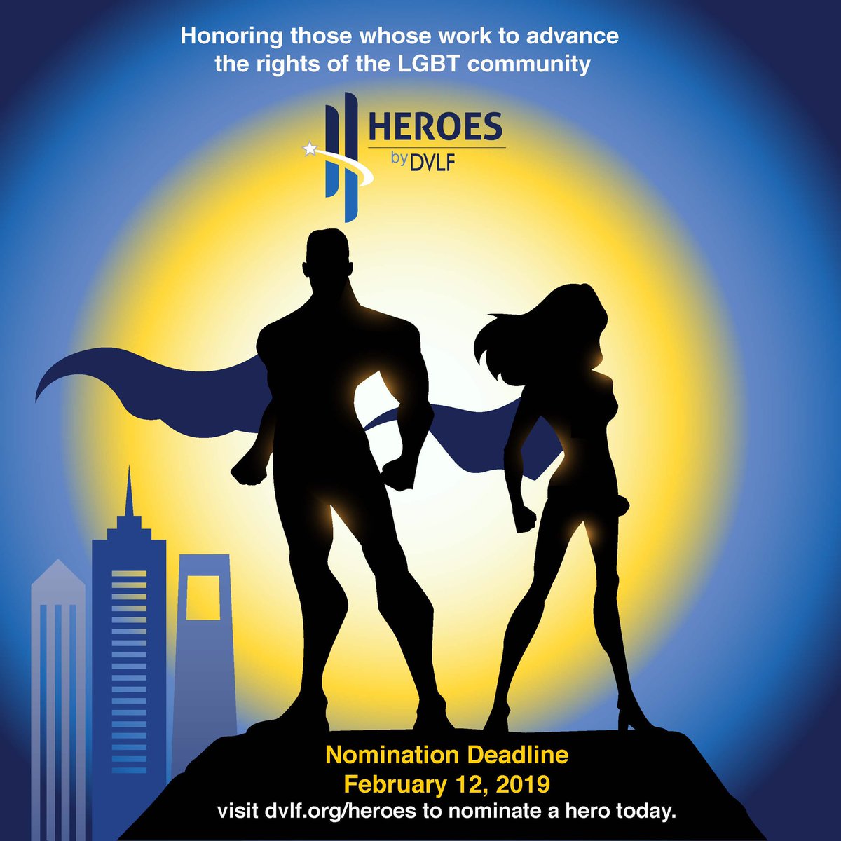 DVLF's tweet photo. We are exactly 1 week away from the HEORES nomination deadline for people and organizations that have helped move the LGBTQ forward today with their #boldideas #advocacy #selflessbehavior and #actions. 

For nomination form and event details: https://t.co/83GWizYW2z https://t.co/YKtZReO7lM