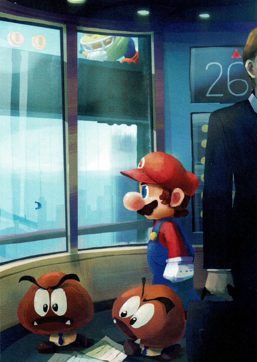 VGArtAndTidbits's tweet photo. Super Mario Odyssey - New Donk City concept artwork. https://t.co/jbqd87jiKB