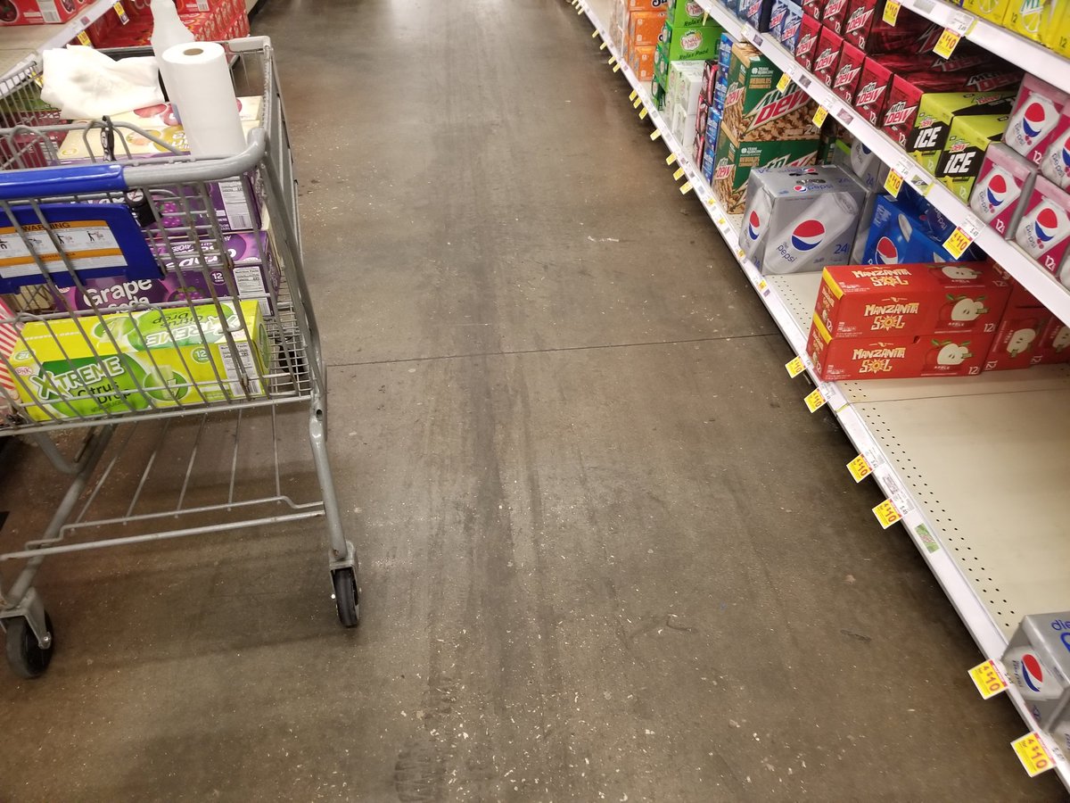 SpeedLancer's tweet image. #GroceryProTips When you damage a liquid product in the store, leave it on the floor and tell an associate. DO NOT put it back on the shelf so it can leak o to other products, which most likely will have to be thrown away.